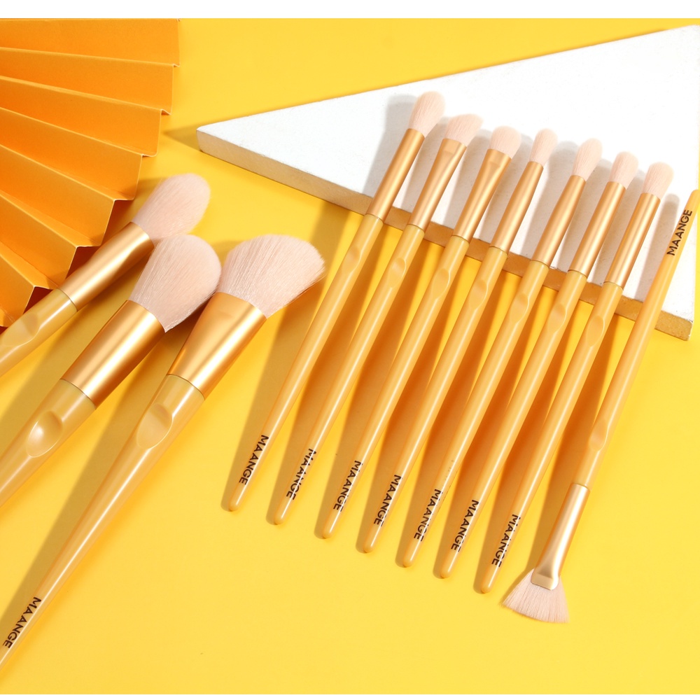 MAANGE 18Pcs High Quality Nylon Makeup Brushes Kit Soft Comfortable Professional Makeup Brush Set Beauty Tools