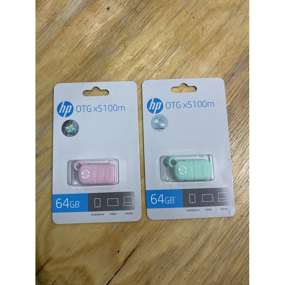 Flash disk HP X5100M USB 3.1 TYPE-C + A 64GB FlashDisk HP OTG Type C Flash Disk