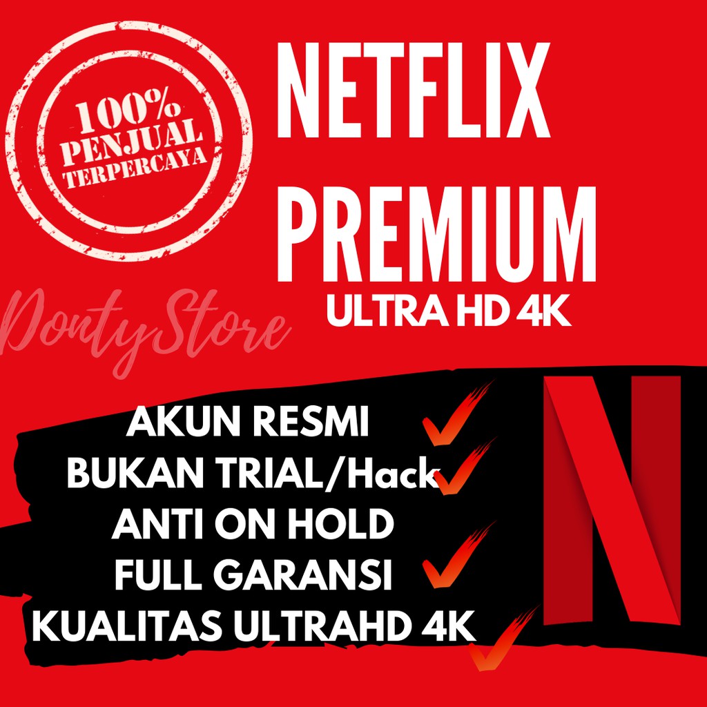 NETFLIX PREMIUM ULTRA HD 4K NETFLIK Sub Indo Garansi Full