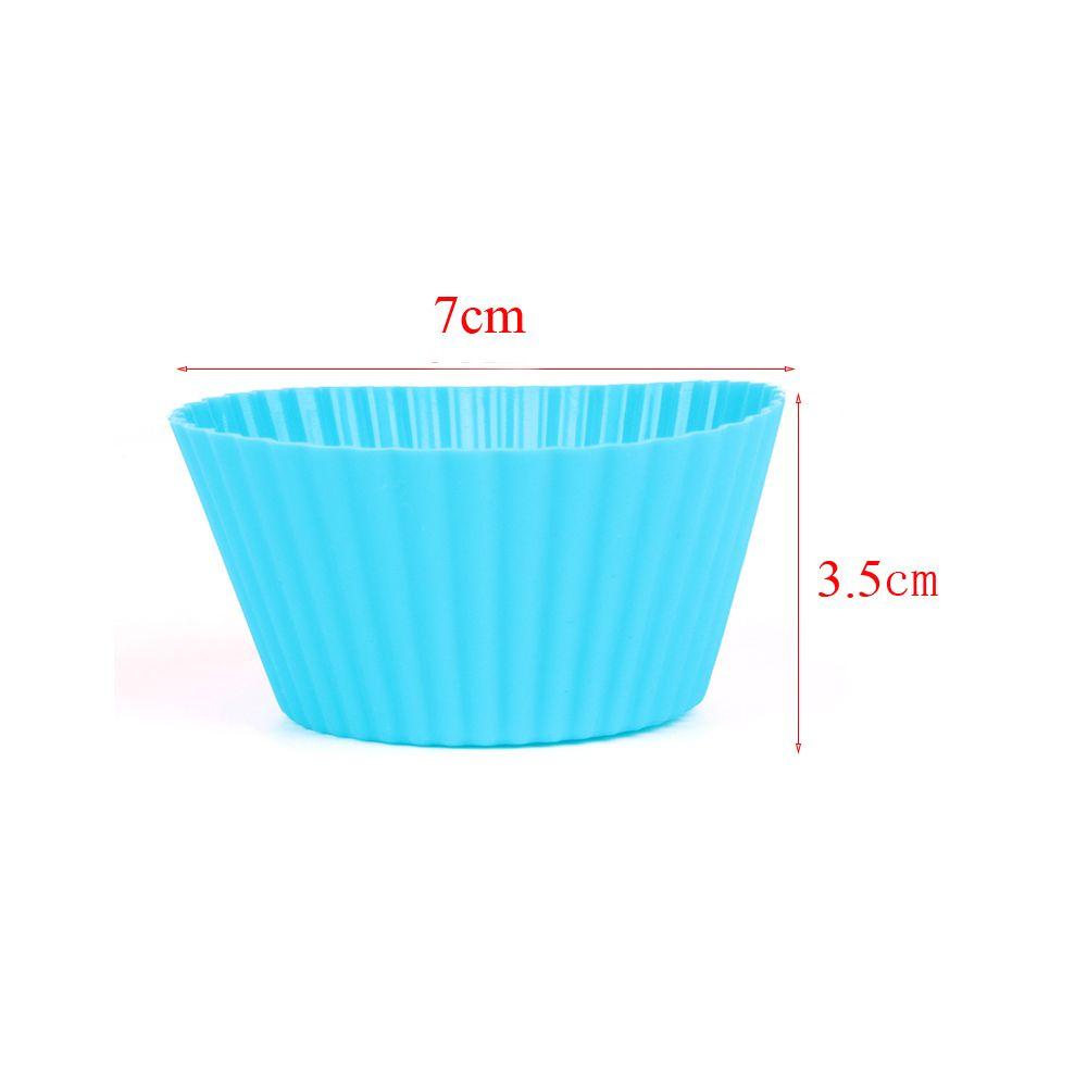 R-FLOWER 12 /24pcs Silikon Cup Kue DIY Pembungkus Pastry Tools Liner Cetakan Kue