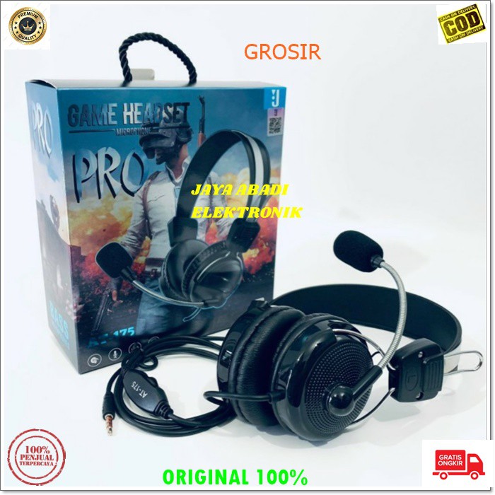 J323 HEADSET GAME HEADPHONE BANDO YOUTUBER GAMING HANDSFREE CALL HEADPHONES KABEL KOMPUTER PC MICROPHONE HP HANDPHONE MIC CPU GADGET LAPTOP SUARA AUDIO SOUND SISTEM GADGET UNIVERSAL  BISA BUAT REKAM VIDEO KAYA YOUTUBER BISA BUAT KE PC BISA HP