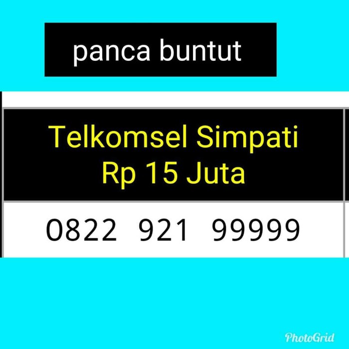 NOMOR CANTIK(0822 921 99999)TSEL SIMPATI,PANCA EKOR,TERUPDATE #T