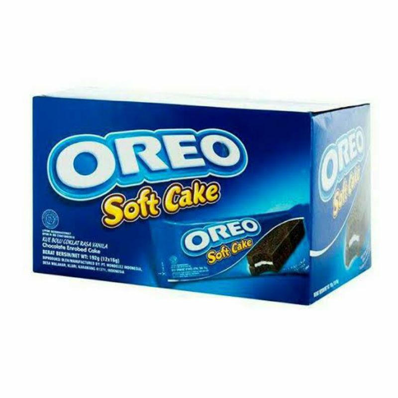 

Oreo soft cake 16 gr isi 12 pcs