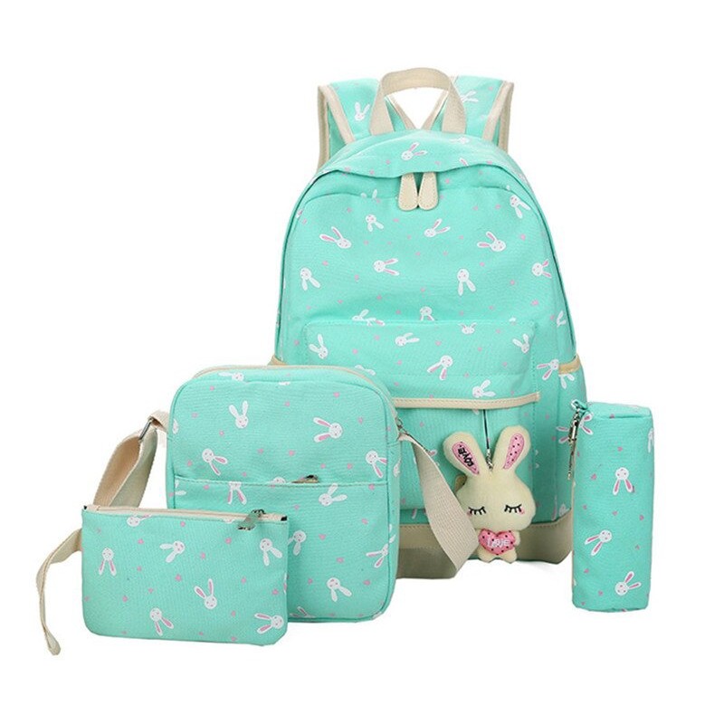 KSO_BAG - Tas Ransel Anak Wanita Terbaru 2021 Kekinian Backpack Rabbit 4in1 Korean Style Murah