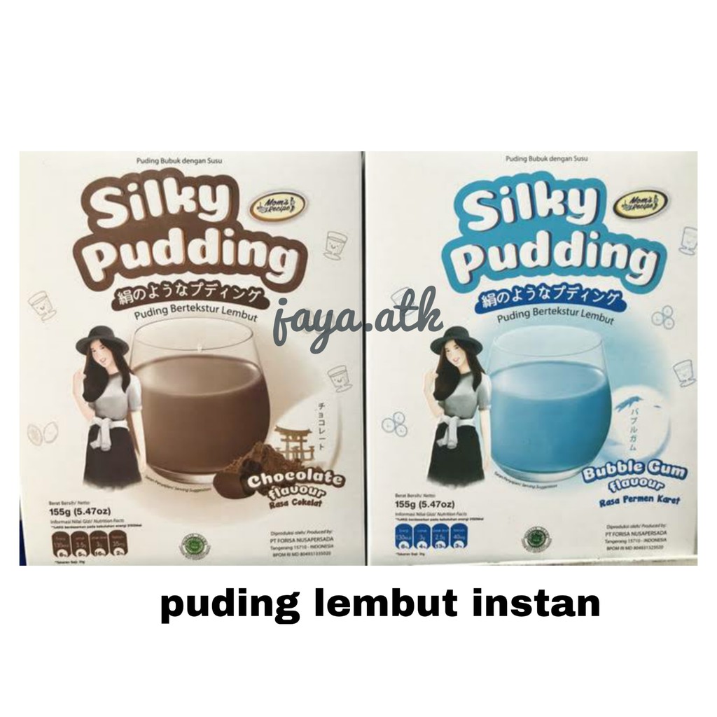 

SILKY PUDDING PUDING INSTAN MOMS RECIPE FORISA 155 GRAM AGAR AGAR INSTAN PUDING LEMBUT