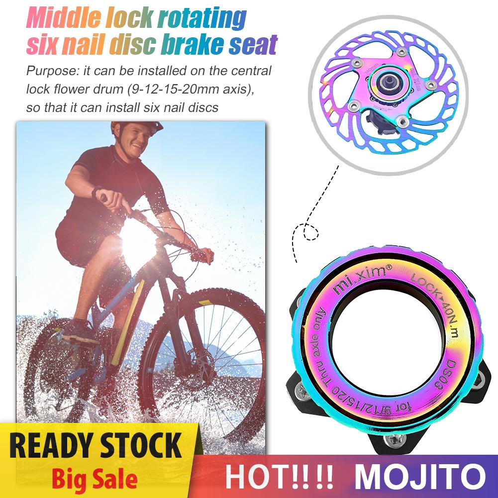 Mojito*Bicycle Centerlock to 6-hole Hub Disc Center Lock Conversion Brake Adapter