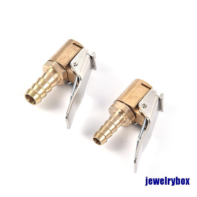 (Jewelrybox) Adaptor Konektor Katup Pompa Ban Mobil Bahan Kuningan