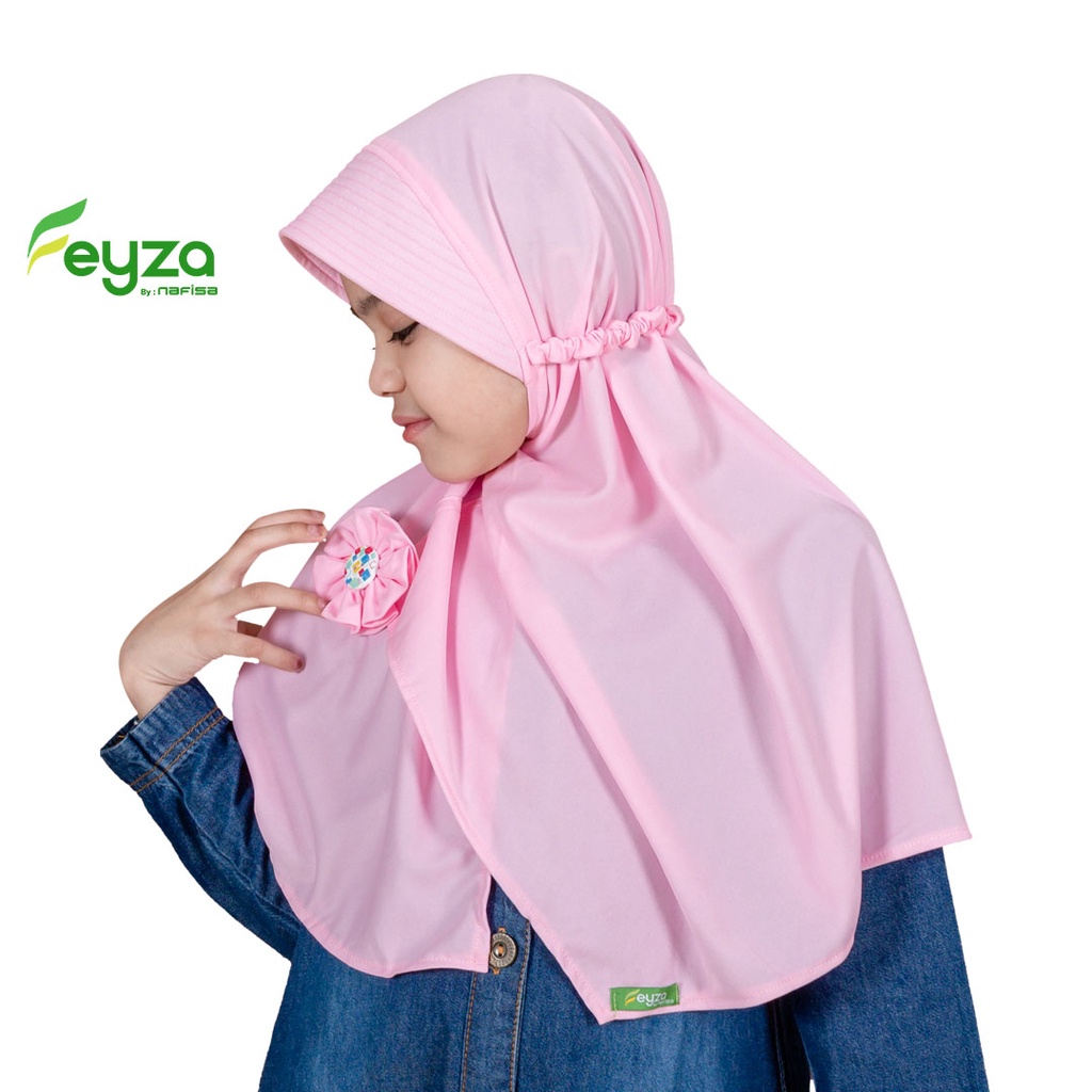 Jilbab Feyza Velika - Jilbab Instan Anak Usia 7-9 Tahun - Jilbab Anak - Hijab Cute - Jilbab Simpel