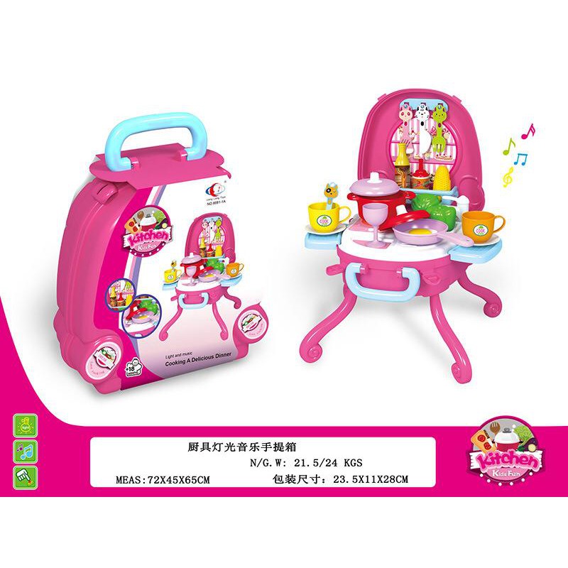 Mainan anak Kitchen set bersuara murah kiddystore b