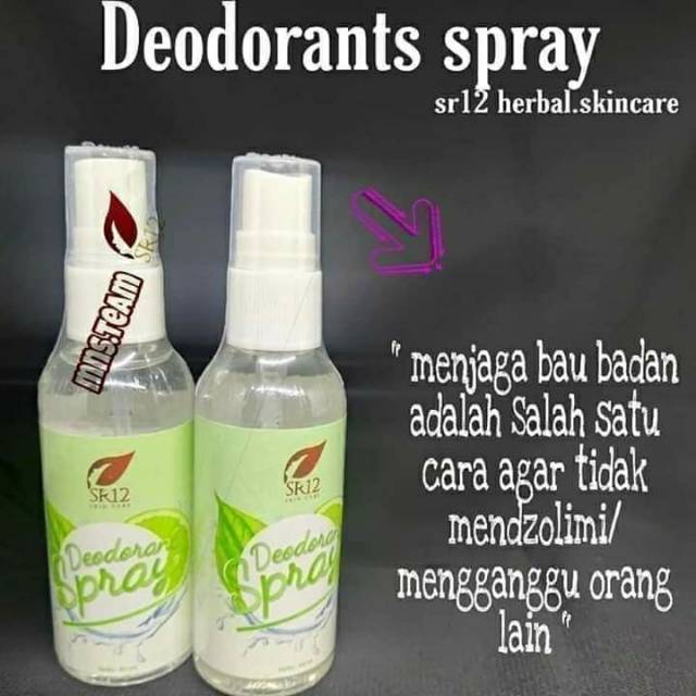 Deodorant Spray SR12 skincare