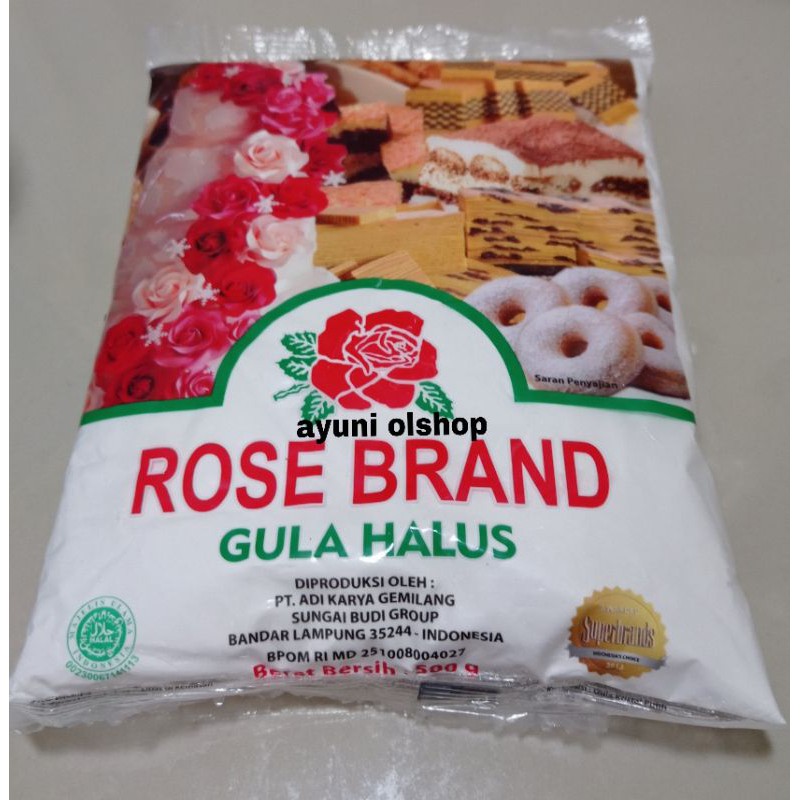 gula halus rose brand