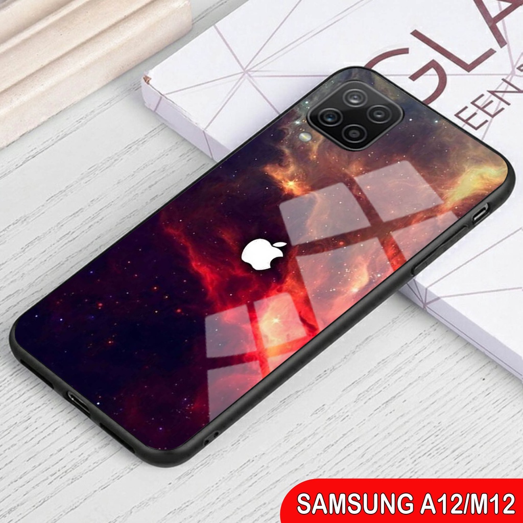 [A01] Softcase Kaca Samsung A12 M12 /Casing Handphone Samsung A12 M12 / Case Hp Samsung A12 M12