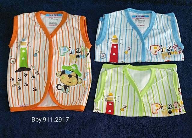 3 Pcs!!! Baju bayi lengan panjang New Born printing murah