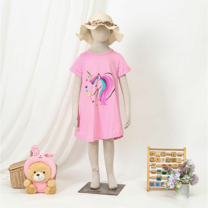 Dress Anak Smilee Sablon Dress Anak Lucu