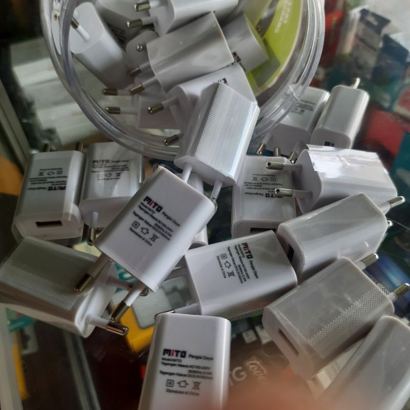 Adaptor charger mito original cuci gudang habisin stock