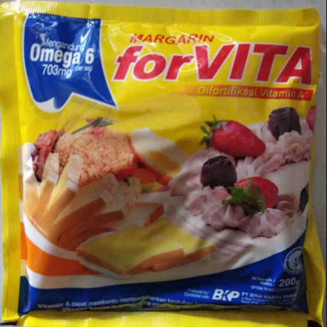 

Mentega forvita kemasan 200 gram