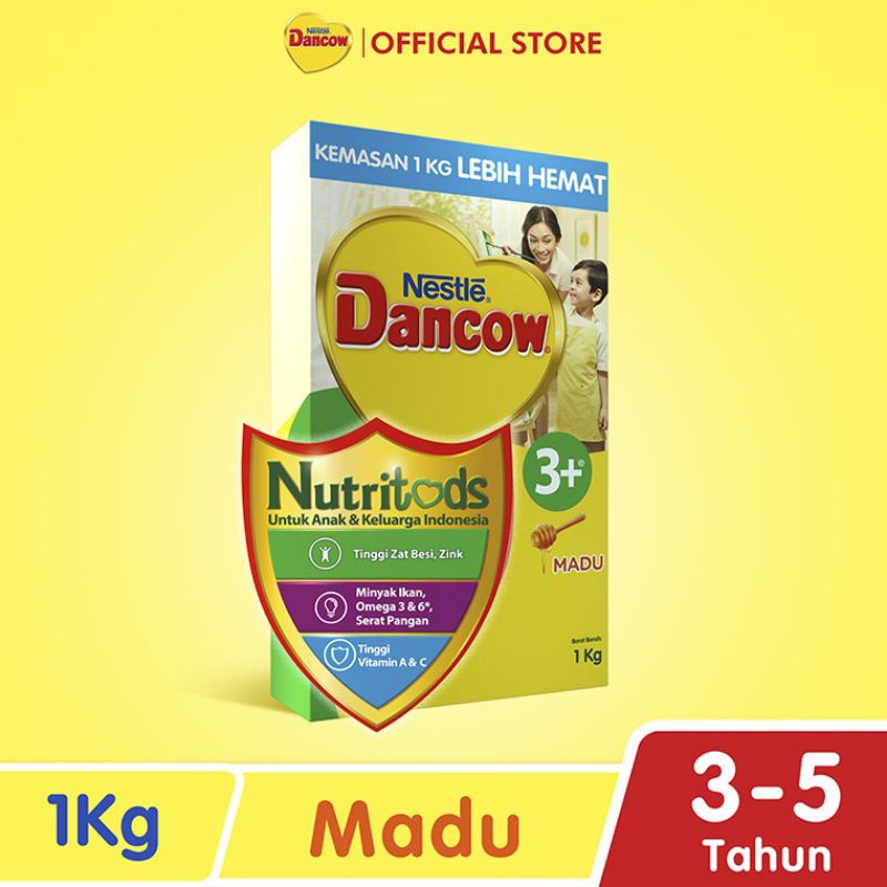 

Dancow 3+ Rasa madu vanila 1kg