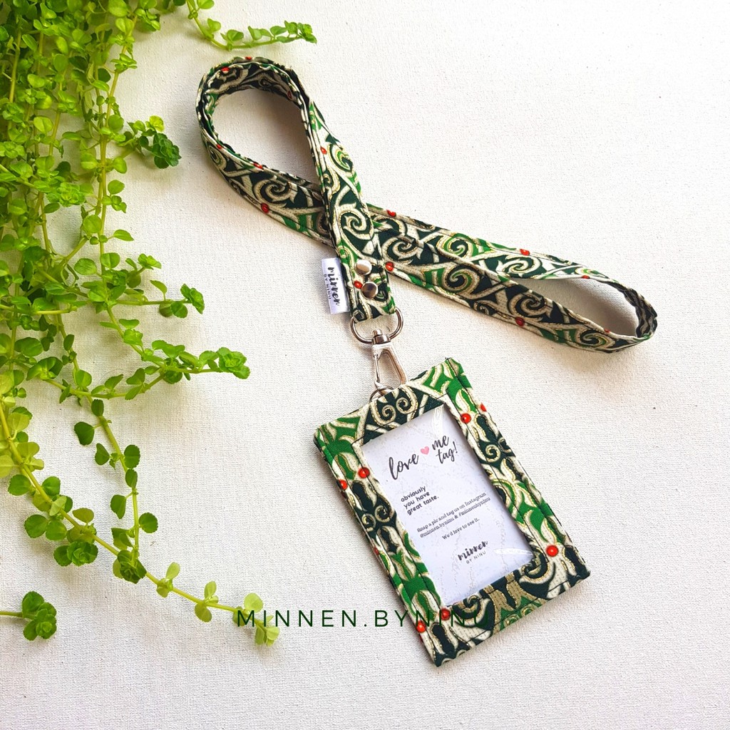 

ID Card Holder Batik - One Face Lanyard Set (BC-44)