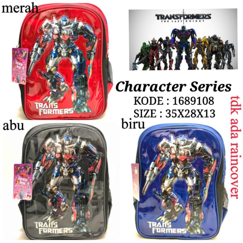 TAS RANSEL ANAK PAUD/TK BY CHARACTERSERIES 1689108 TRANSFOMER