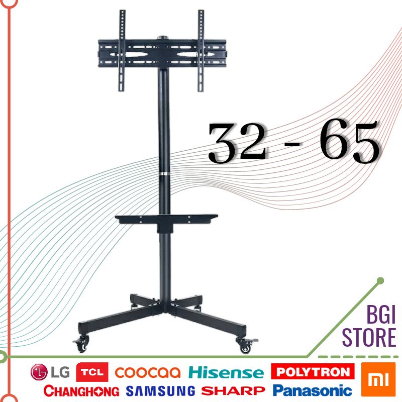 Bracket standing tv 32 - 65 inch adjustable GARANSI 100%