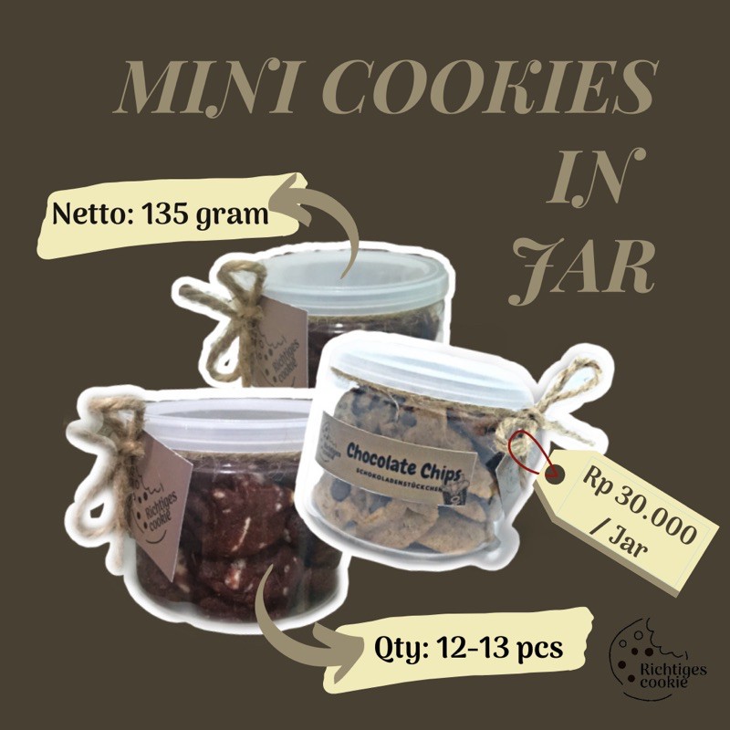 

Mini Cookies In Jar (Pre-Order)