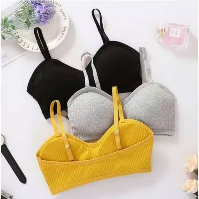 Bra Wanita Tanpa Kawat Bra Push up Bahan Halus BH Pakaian Dalam Wanita Premium Kualitas Import