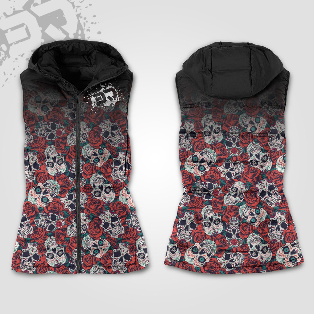 ROMPI HOODIE CEWEK MOTOR PELINDUNG DADA WINDPROOF