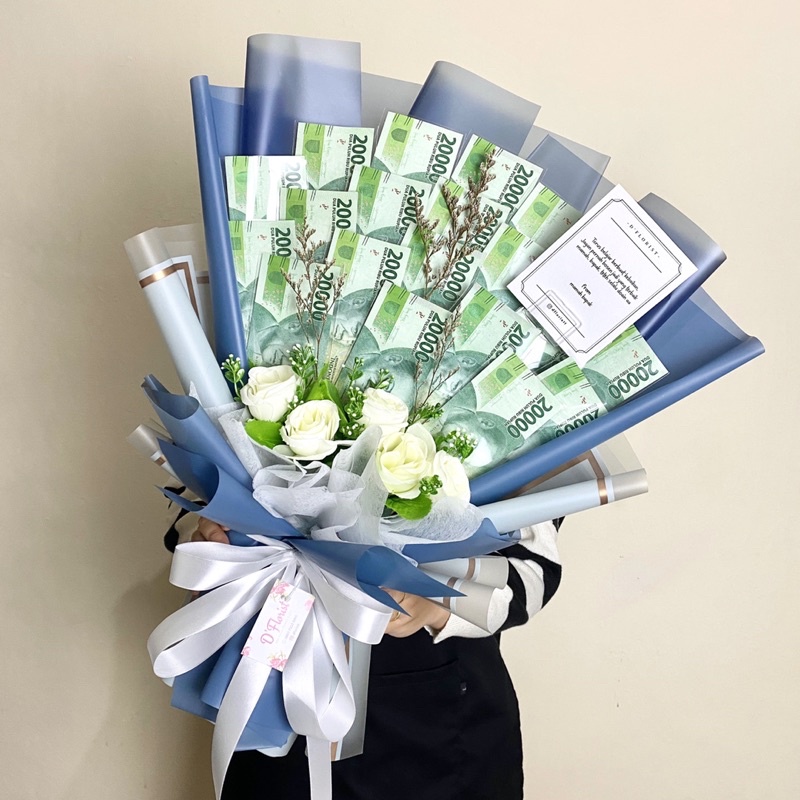 Buket uang | money bouquet | hadiah wisuda unik kado ulang tahun