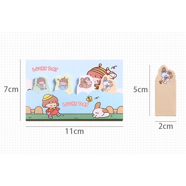 sticky notes kartun lucky cartoon memo sno069(4b3)