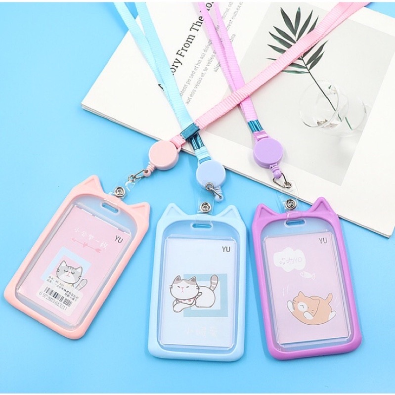 

KITTY ID HOLDER | Tali Lanyard Kartu Gantungan Leher