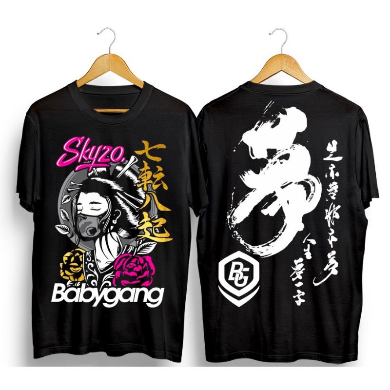 KAOS DISTRO SKYZO BABY GANG JAPAN STYLE - berclothid