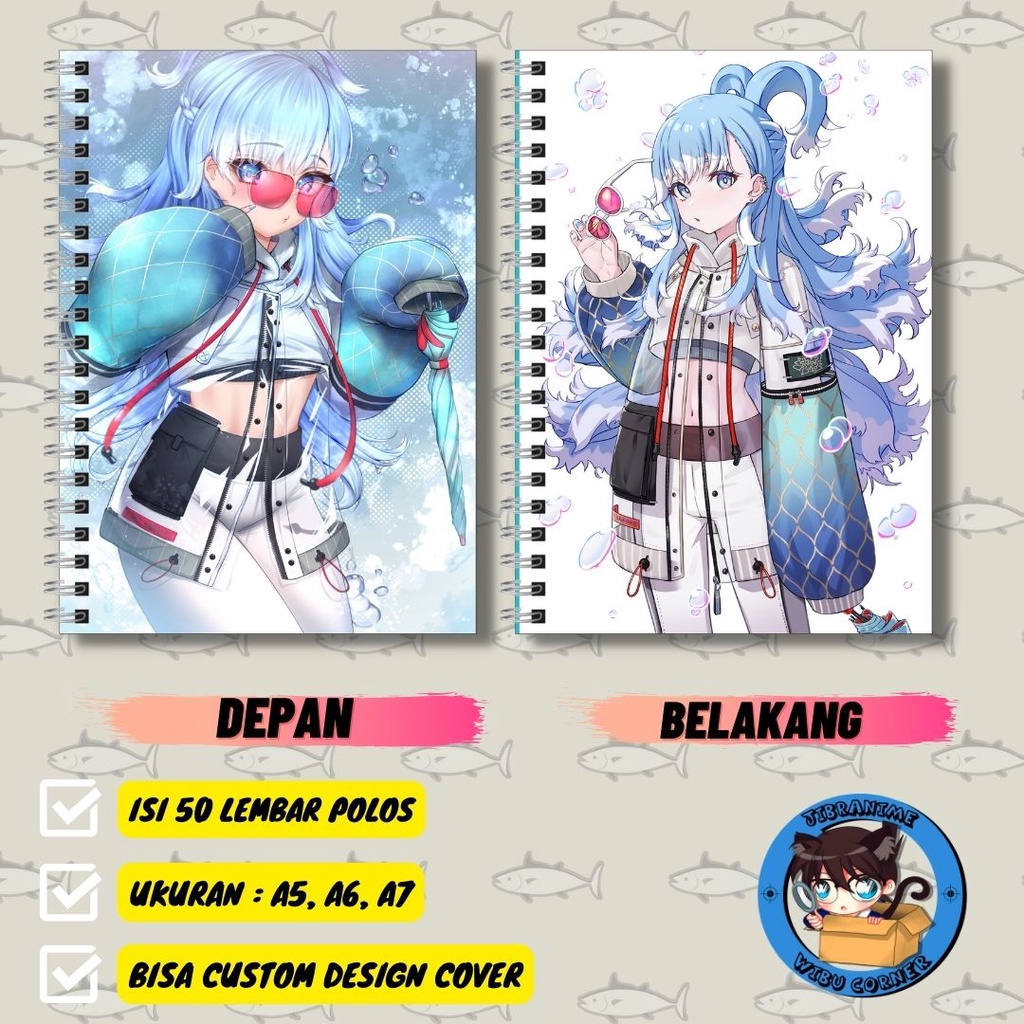 

NOTEBOOK ANIME HOLOLIVE KOBO DAN LAIN2
