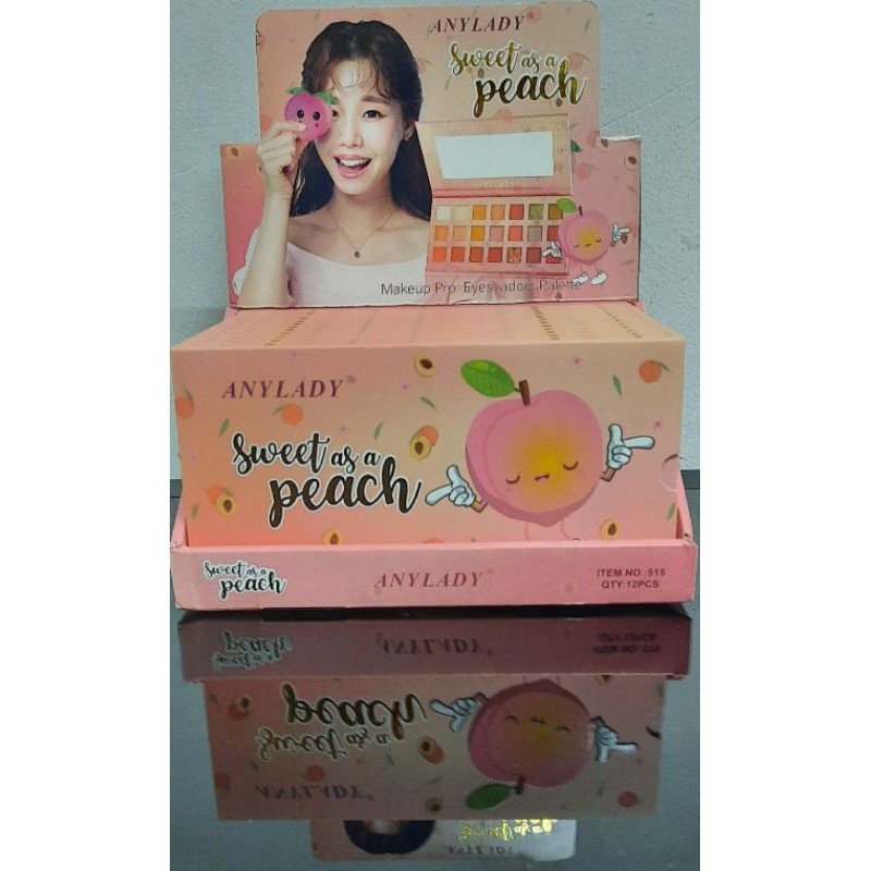 PROMO!!!EYESHADOW PALETTE SWEET AS A PEACH ANYLADY NO.515