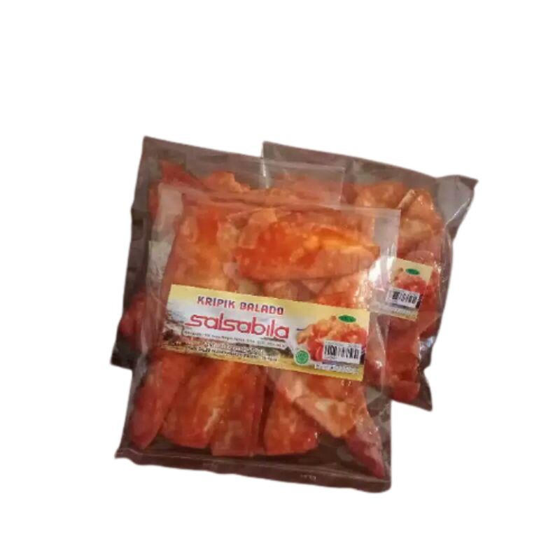 

MAKANAN PADANG : KERIPIK SANJAI BALADO 250GR