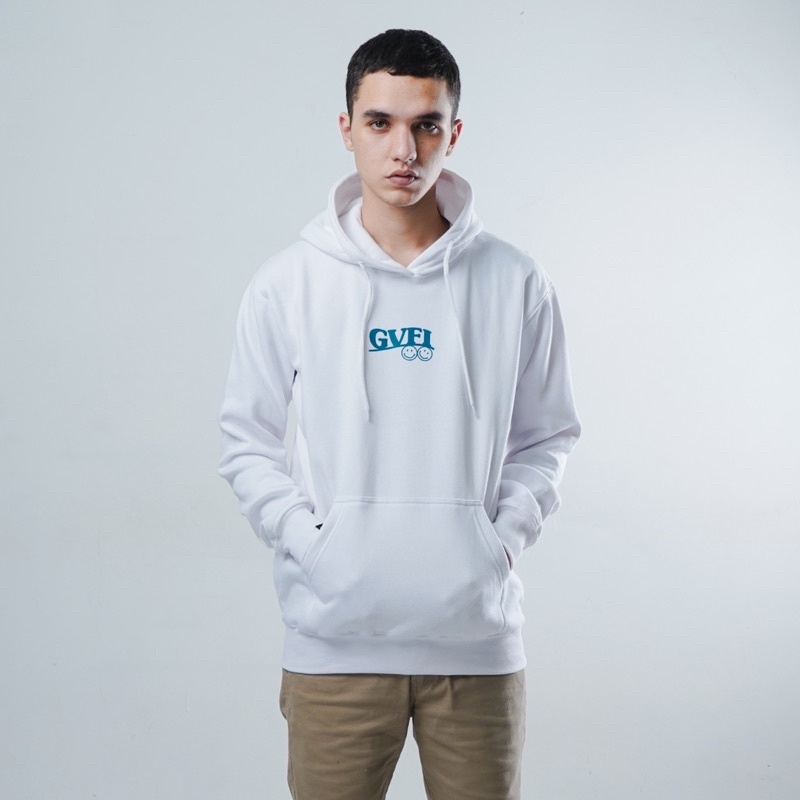 GVFI Pullover Hoodie People White