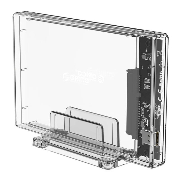 Orico 2159C3 Hard Drive Enclosure 2.5&quot; USB 3.1 Type-C Transparant