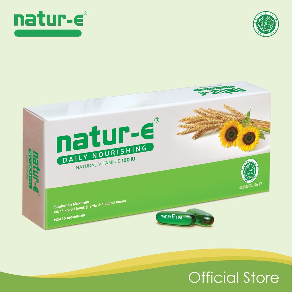 Natur-e 100 IU Soft capsule 16's [DANAS16S] | Shopee Indonesia