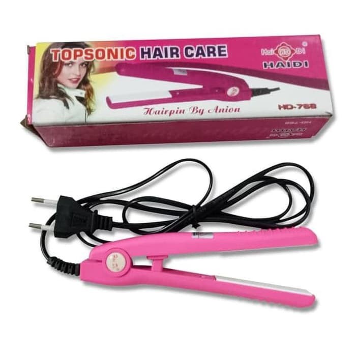 Hair Dryer Rainbow Pengering Rambut Hairdrayer + Gratis Catokan Mini Haidi HD-768 Catok Pelurus Rambut