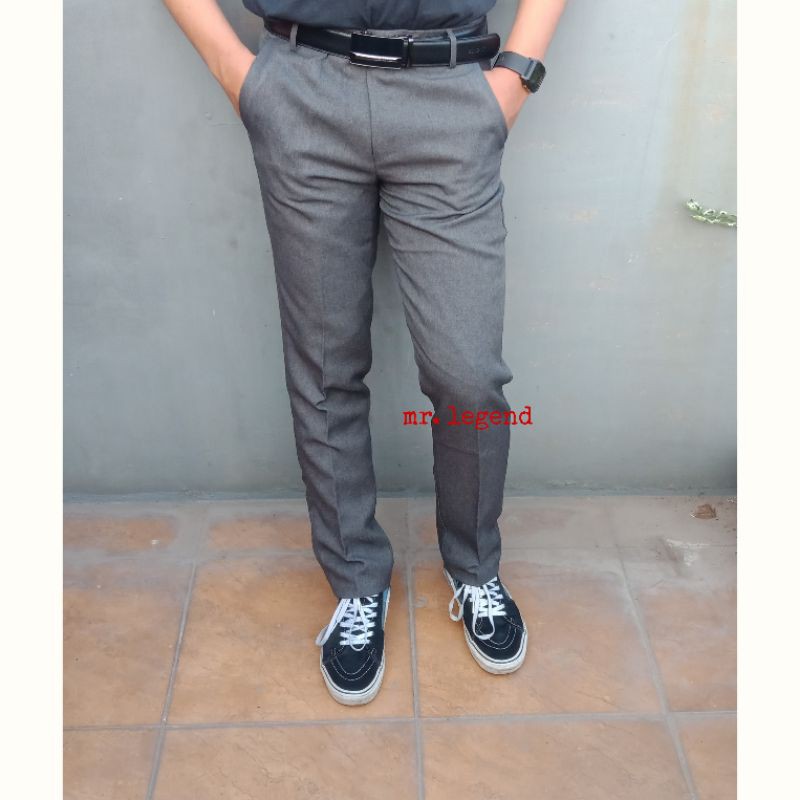 Mr. Legend Celana Formal Pria PREMIUM SLIMFIT WOLL / Celana Kantor SLIMFIT WOLL