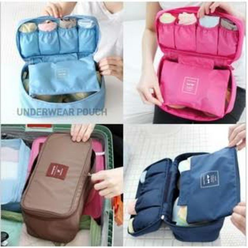 UNDERWEAR POUCH ORGANIZER TRAVEL BAG TAS PAKAIAN DALAM