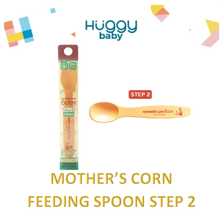 Mother's Corn Feeding Spoon 2 Sendok Makan Bayi Nomor DUA