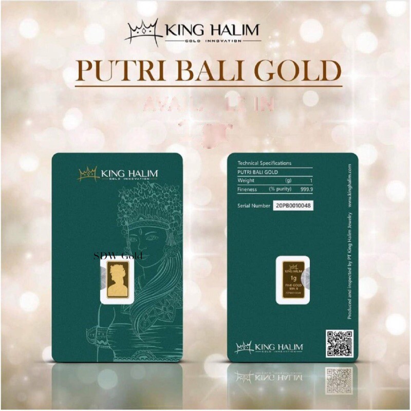 Logam Mulia King Halim Putri Bali 24k