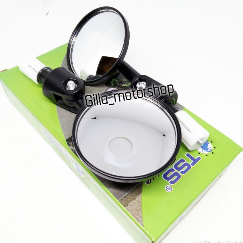 Spion Jalu Bulat Bulat Cembung Tss Import Mirror Putih Universal Motor Vespa Vario Nmax PCX Aerox Scoopy