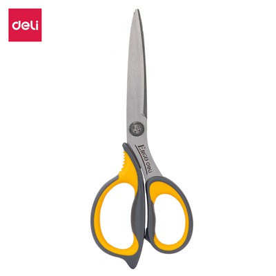 

GUNTING KERTAS PEGANGAN LEMBUT 17 CM 6 INCH BAGUS DELI 77759 STAINLESS ANTI KARAT SOFT GRIP SCISSORS