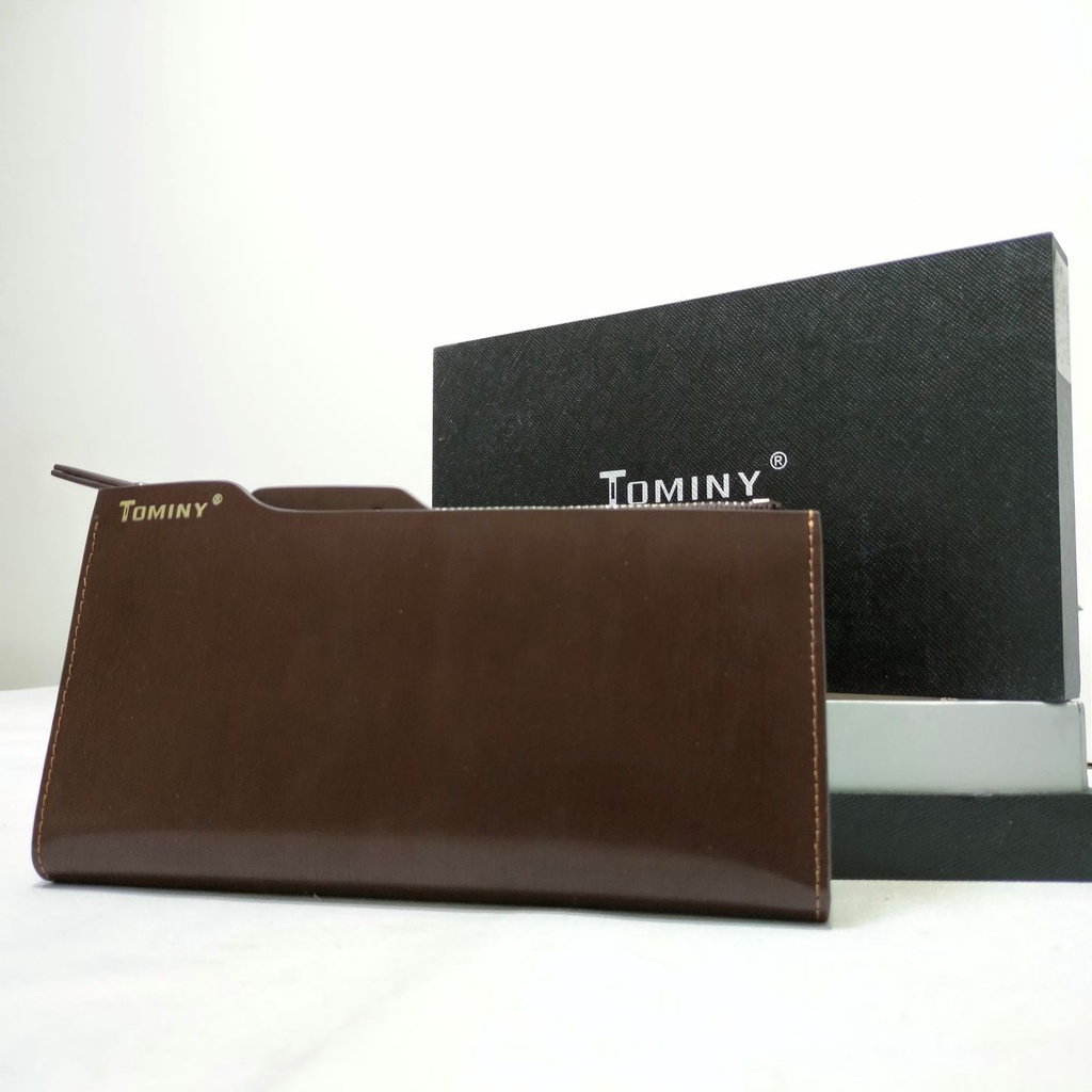 Dompet TOMINY Dompet Kulit Asli Model Panjang Import 0031C