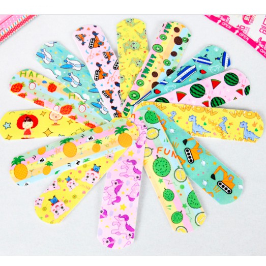 [ORGM] BAND AID / Plaster Motif anak kartun lucu warna warni (1PC)