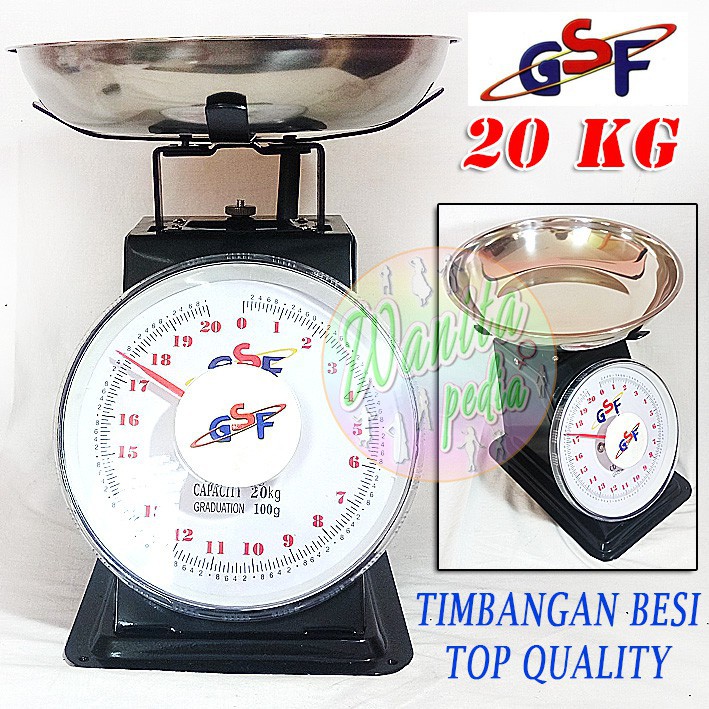 Timbangan buah GSF 5kg / 10kg / 15kg / 20kg timbangan besi timbangan gsf analog timbangan laundry