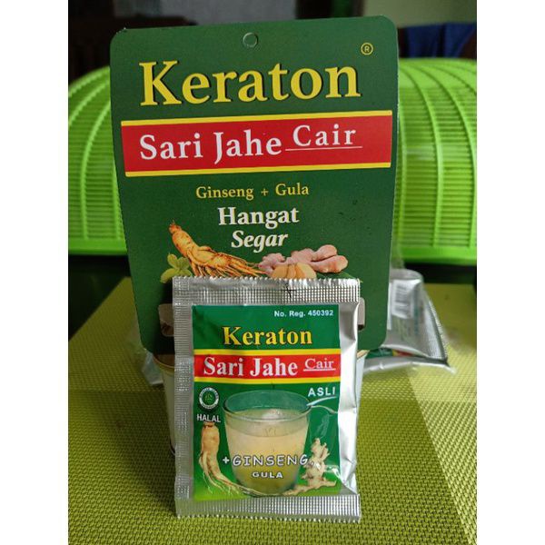 

KERATON Sari Jahe Cair dengan Ginseng dan gula