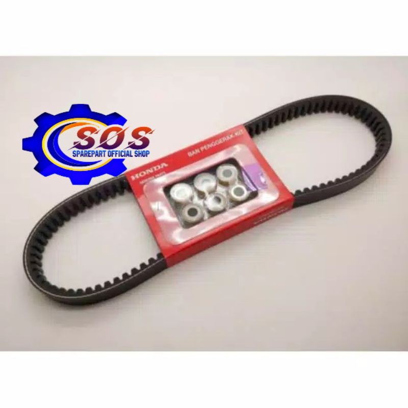 Vanbelt Standar Set Roller Original Asli Honda Beat FI Scoopy FI Spacy F1