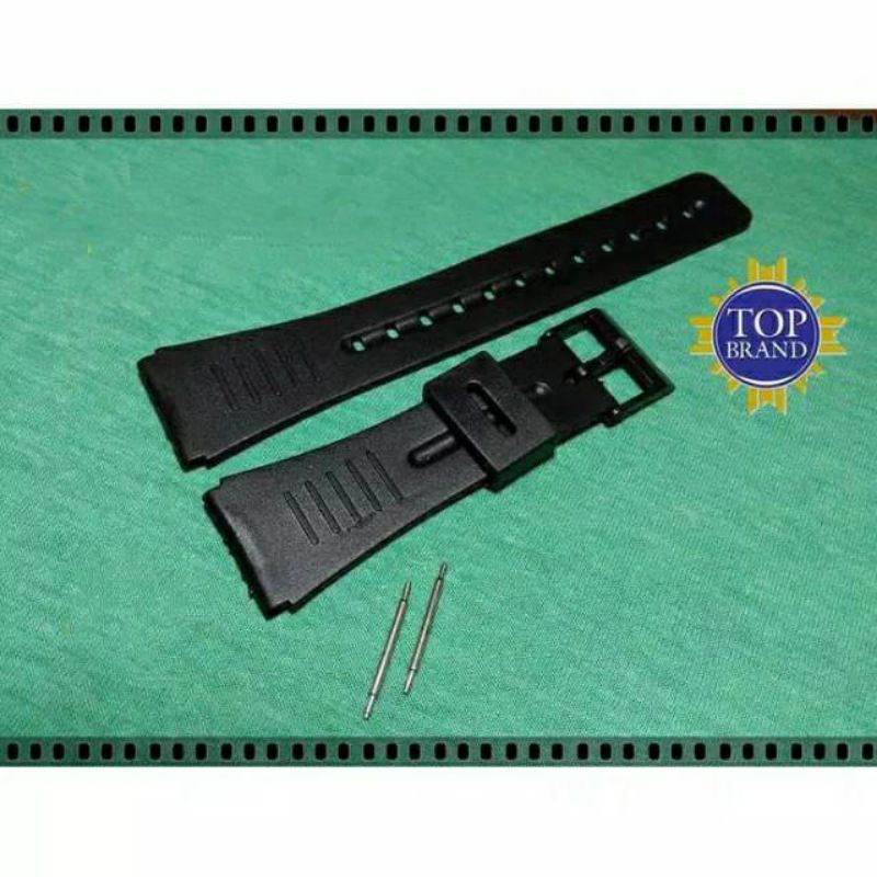STRAP RUBBER TALI JAM CASIO W-59 W59 W 59 FREE PEN